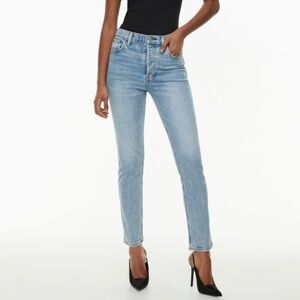 Aritzia Denim Forum The Yoko High Rise Skinny Jeans